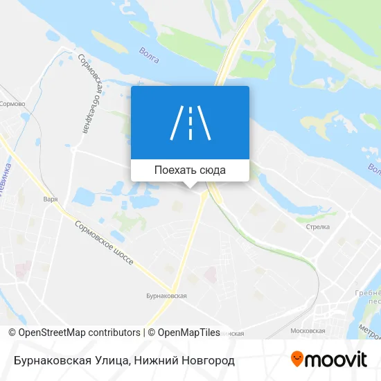 Карта Бурнаковская Улица
