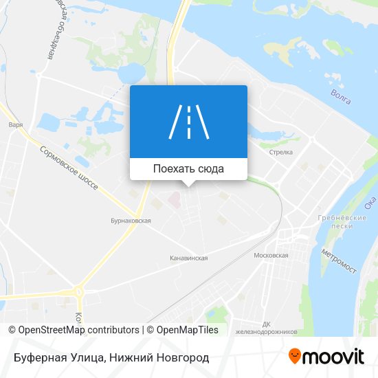 Карта Буферная Улица