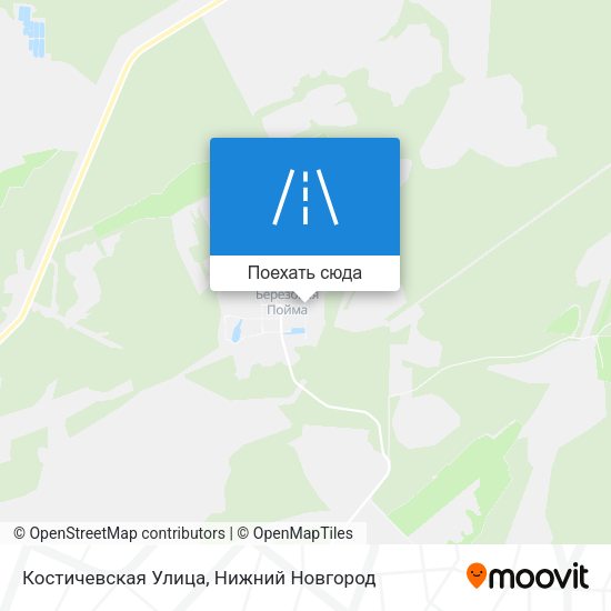 Карта Костичевская Улица