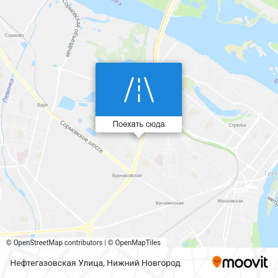 Карта Нефтегазовская Улица