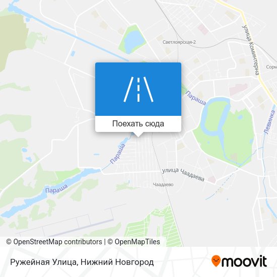 Карта Ружейная Улица