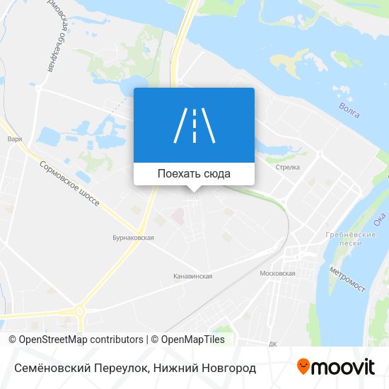 Карта Семёновский Переулок