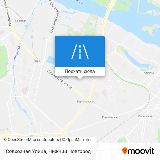 Карта Совхозная Улица