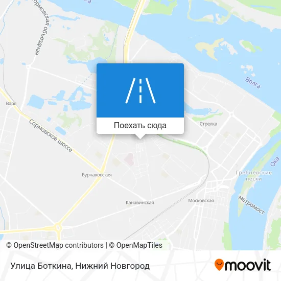 Карта Улица Боткина