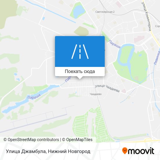 Карта Улица Джамбула