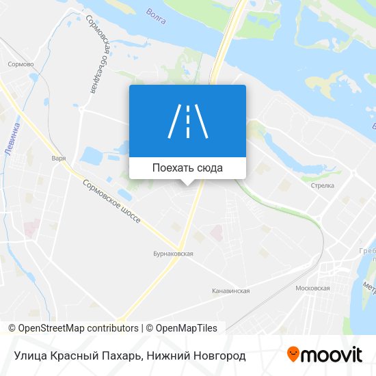 Карта Улица Красный Пахарь