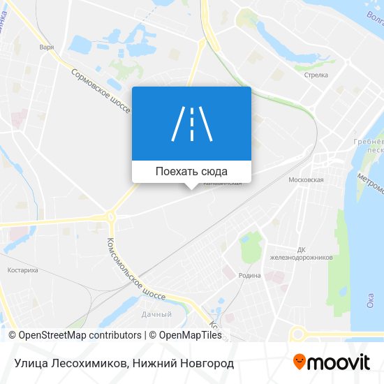 Карта Улица Лесохимиков