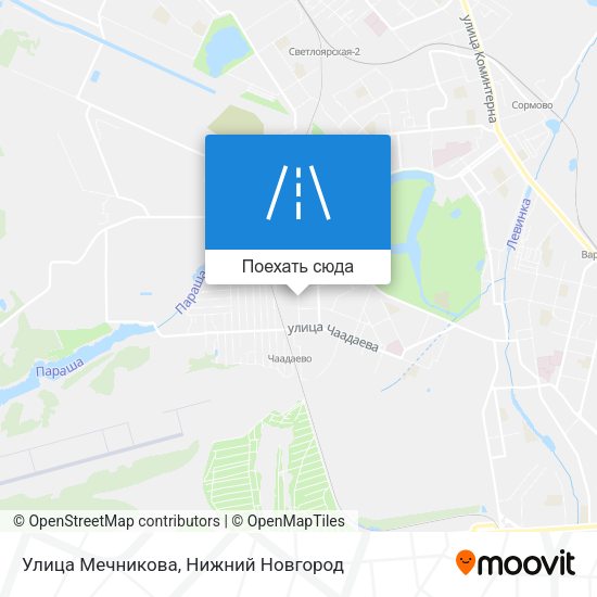 Карта Улица Мечникова