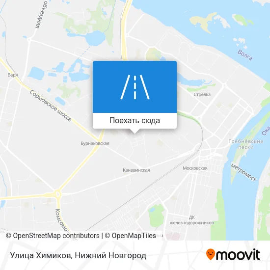 Карта Улица Химиков