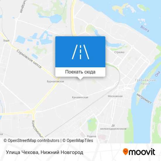 Карта Улица Чехова