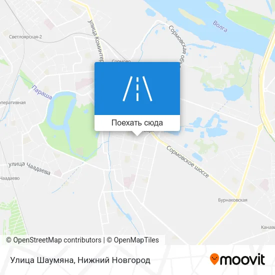 Карта Улица Шаумяна