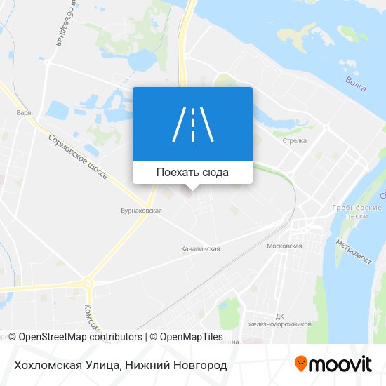 Карта Хохломская Улица