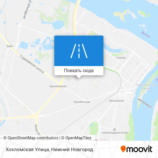 Карта Хохломская Улица