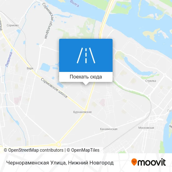 Карта Чернораменская Улица