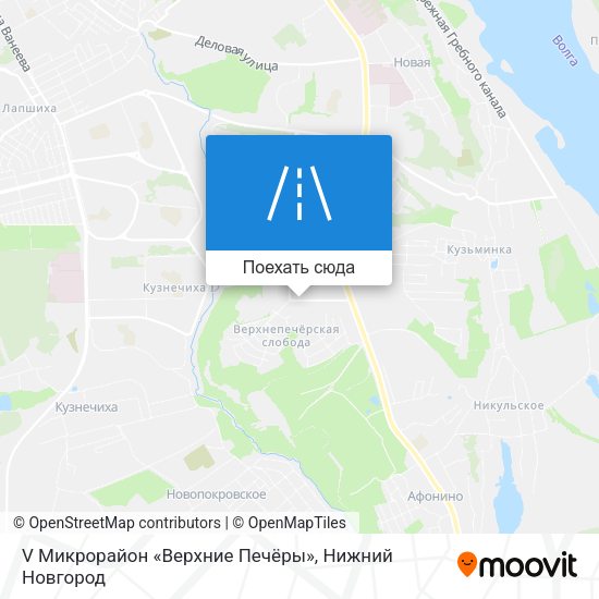 Карта V Микрорайон «Верхние Печёры»