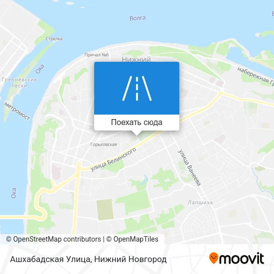 Карта Ашхабадская Улица