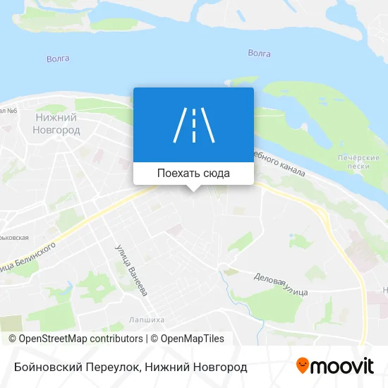 Карта Бойновский Переулок