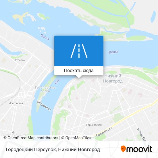Карта Городецкий Переулок