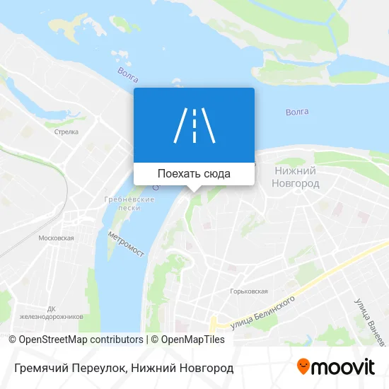 Карта Гремячий Переулок