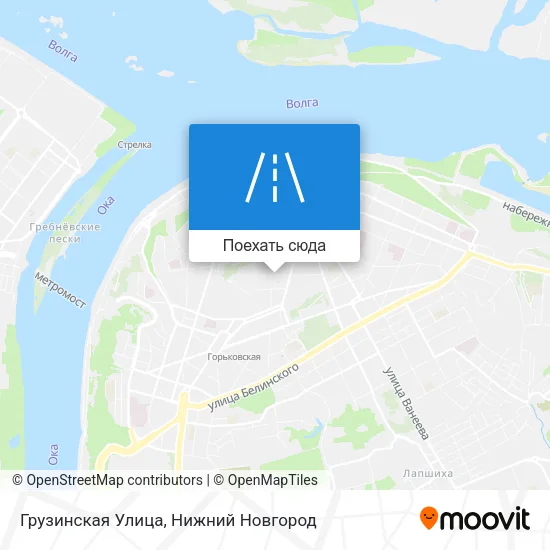 Карта Грузинская Улица