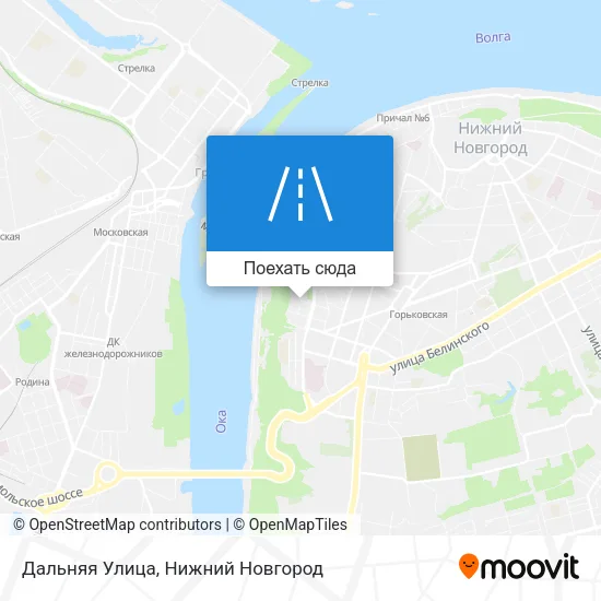Карта Дальняя Улица