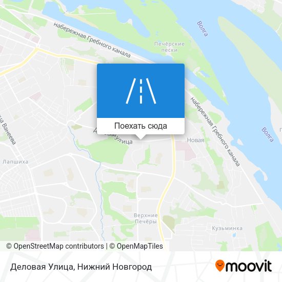 Карта Деловая Улица