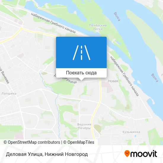 Карта Деловая Улица