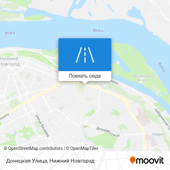 Карта Донецкая Улица