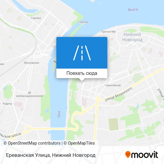 Карта Ереванская Улица