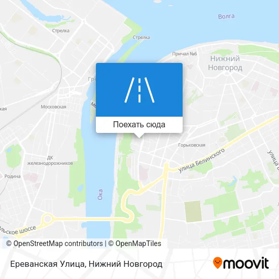 Карта Ереванская Улица
