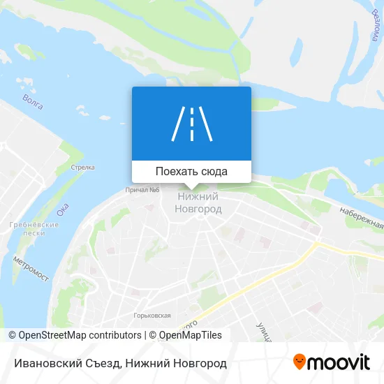 Карта Ивановский Съезд