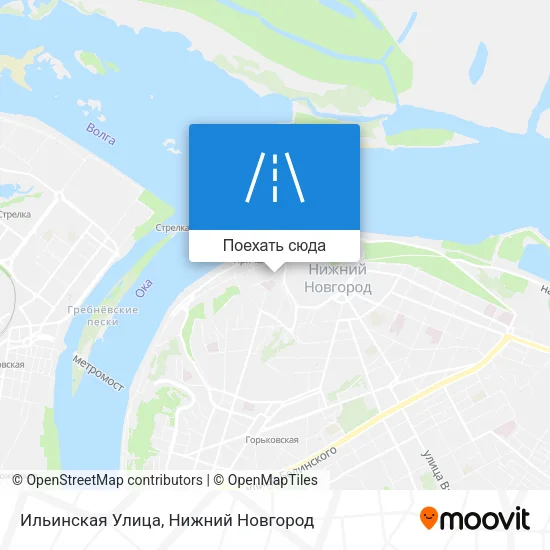 Карта Ильинская Улица