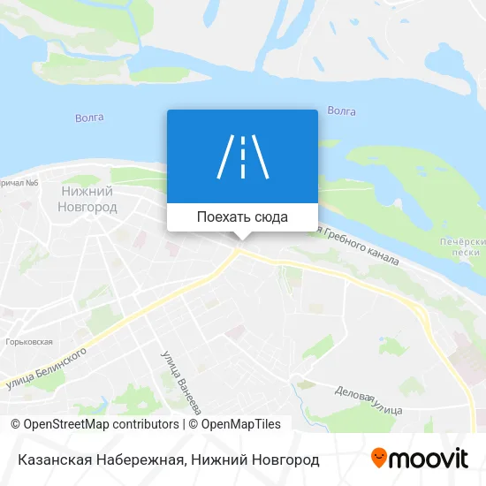 Карта Казанская Набережная