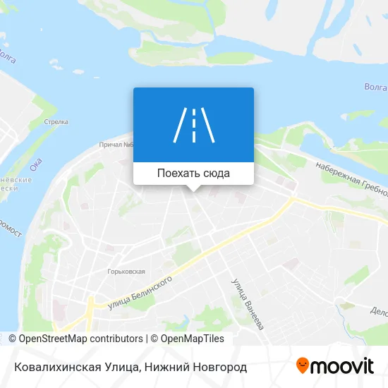Карта Ковалихинская Улица