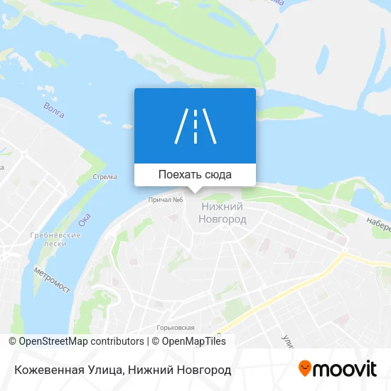 Карта Кожевенная Улица