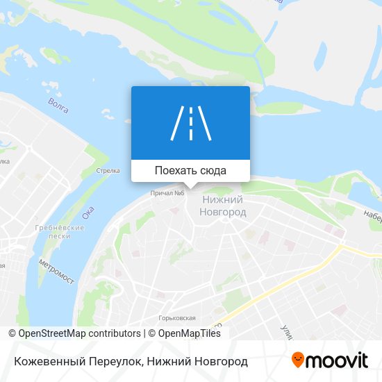 Карта Кожевенный Переулок