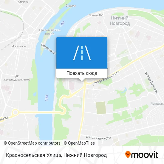 Карта Красносельская Улица