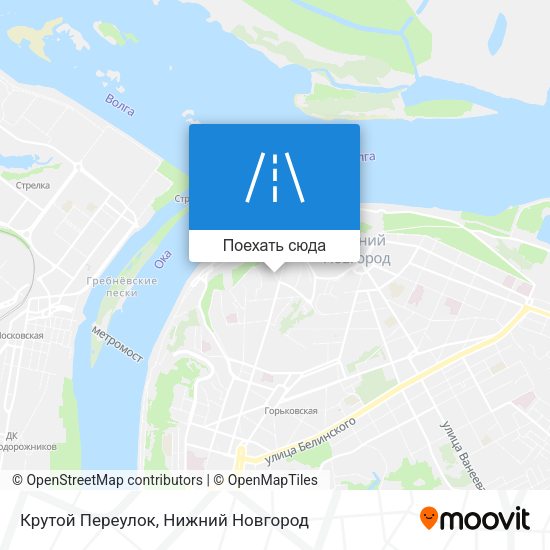 Карта Крутой Переулок