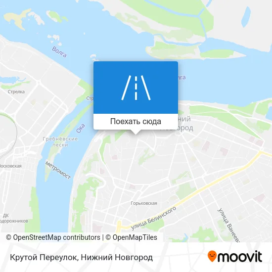 Карта Крутой Переулок
