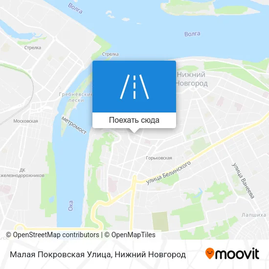 Карта Малая Покровская Улица