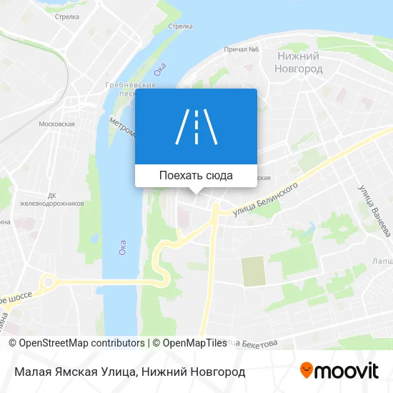 Карта Малая Ямская Улица