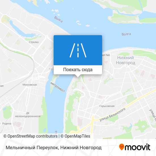 Карта Мельничный Переулок