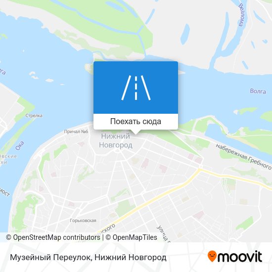 Карта Музейный Переулок