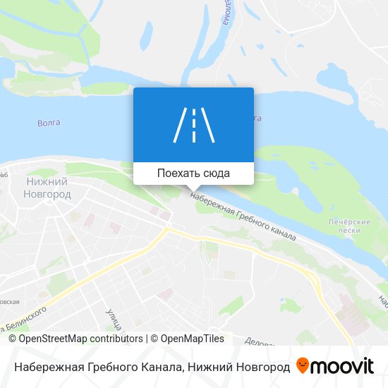 Карта Набережная Гребного Канала