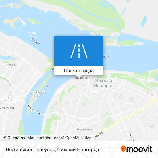 Карта Нежинский Переулок