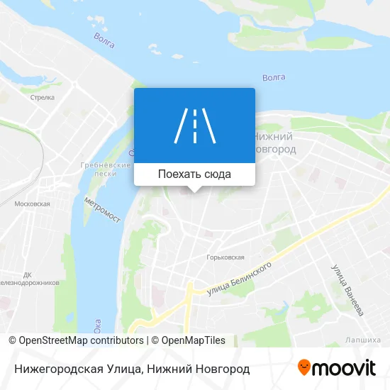 Карта Нижегородская Улица