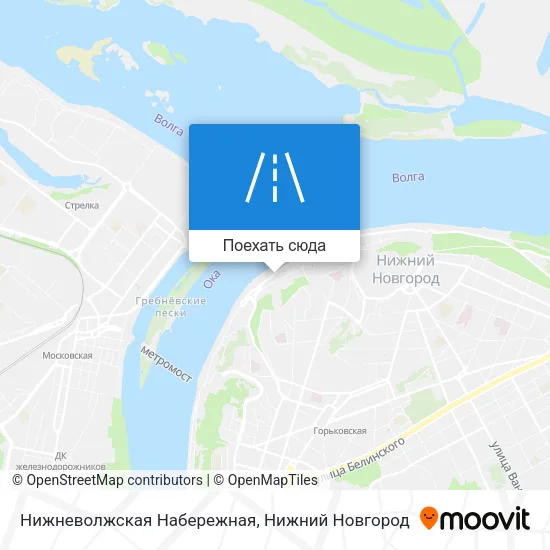 Карта Нижневолжская Набережная