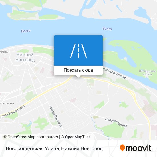 Карта Новосолдатская Улица