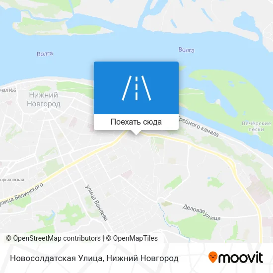 Карта Новосолдатская Улица