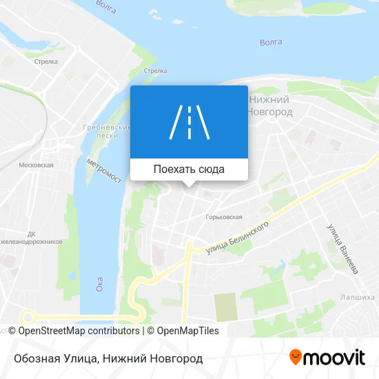 Карта Обозная Улица